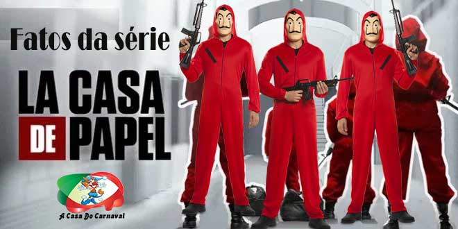 Disfarce da série La Casa de Papel é top de vendas