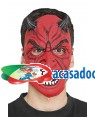 Máscara diabo Acessórios para disfarces de Carnaval ou Halloween