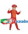 Fato de Dinossauro Tricerátops para Crianças para Carnaval