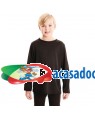 Camiseta de Disfarces Preta Criança para Carnaval Infantil
