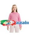 Camiseta de Disfarces Rosa Criança para Carnaval Infantil