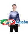 Camiseta Listrada Azul Criança para Carnaval Infantil