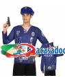 Camisola Policia Homem M-L para Carnaval