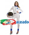 Fato Astronauta Mulher Tamanho S para Carnaval