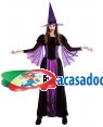 Fato Bruxa Aranha para Carnaval ou Halloween 8185 - A Casa do Carnaval.pt