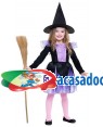 Fato Bruxa Lilas para Carnaval ou Halloween 5335 - A Casa do Carnaval.pt