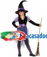 Fato Bruxa Mágica Infantil para Carnaval