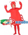 Fato Caranguejo Vermelho Infantil para Carnaval