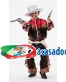 Fato Cowboy Criança 3-5 Anos para Carnaval o Halloween 92083 | A Casa do Carnaval.pt