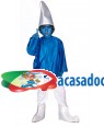 Fato de Anão Azul Infantil para Carnaval o Halloween | A Casa do Carnaval.pt