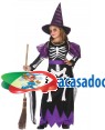 Fato de Bruxa Infantil para Carnaval o Halloween | A Casa do Carnaval.pt