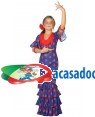 Fato de Flamenga Azul Infantil para Carnaval o Halloween | A Casa do Carnaval.pt