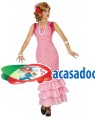 Fato de Flamenga Rosa Adulta para Carnaval o Halloween | A Casa do Carnaval.pt