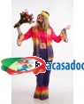 Fato de Hippie Mulher Adulta M para Carnaval o Halloween | A Casa do Carnaval.pt