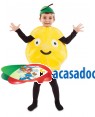 Fato de Limão Infantil para Carnaval