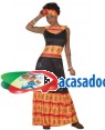 Fato de Mulher Africana para Carnaval o Halloween | A Casa do Carnaval.pt