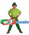 Fato de Peter Pan Infantil para Carnaval