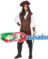 Fato de Pirata Homem para Carnaval o Halloween | A Casa do Carnaval.pt