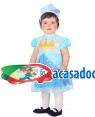 Fato de Princesa Azul Bebé para Carnaval o Halloween | A Casa do Carnaval.pt