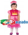 Fato de Princesa Rosa Bebé para Carnaval o Halloween | A Casa do Carnaval.pt
