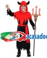 Fato Diabinho Menino para Carnaval ou Halloween 7123 - A Casa do Carnaval.pt