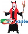 Fato Diabinho Menino para Carnaval ou Halloween 7622 - A Casa do Carnaval.pt