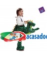 Fato Dinossauro Ás Costas Criança para Carnaval