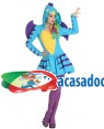 Fato Dragão Dinossauro Azul Sexy, Loja de Fatos Carnaval, Disfarces, Artigos para Festas, Acessórios de Carnaval, Mascaras, Perucas 705 acasadocarnaval.pt