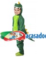 Fato Dragão Verde 3-4 Anos para Carnaval