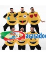 Fato Emoji Emoticons Homem Tamanho M/L para Carnaval o Halloween 92101 | A Casa do Carnaval.pt