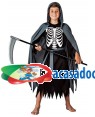 Fato Esqueleto da Morte para Carnaval ou Halloween 6413 - A Casa do Carnaval.pt