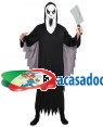 Fato Fantasma Scream para Carnaval ou Halloween 3963 - A Casa do Carnaval.pt