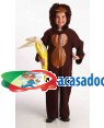 Fato Macaco Criança Tamanho 1 a 3 Anos para Carnaval o Halloween 91036 | A Casa do Carnaval.pt