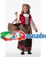 Fato Medieval Criança 5-7 Anos para Carnaval o Halloween 92095 | A Casa do Carnaval.pt