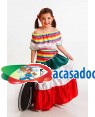 Fato Mexicana Criança Tamanho 3 a 5 Anos para Carnaval o Halloween 91981 | A Casa do Carnaval.pt