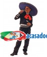 Fato Mexicano Mariachi Tamanho 5 a 7 Anos para Carnaval o Halloween 91315 | A Casa do Carnaval.pt