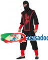 Fato Ninja Dragão Adulto XS/S, Loja de Fatos Carnaval, Disfarces, Artigos para Festas, Acessórios de Carnaval, Mascaras, Perucas 609 acasadocarnaval.pt