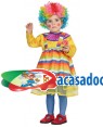 Fato Palhaça Colorida Bebé para Carnaval