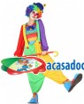 Fato Palhaça Multicolor Adulto para Carnaval