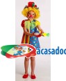 Fato Palhaço Menina Tamanho 3 a 5 Anos para Carnaval o Halloween 91962 | A Casa do Carnaval.pt