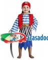 Fato Pirata Menina 1-2 Anos para Carnaval