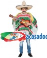 Fato Poncho Mexicano Criança , Loja de Fatos Carnaval, Disfarces, Artigos para Festas, Acessórios de Carnaval, Mascaras, Perucas 907 acasadocarnaval.pt