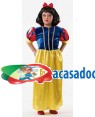 Fato Princesa das Neves 3-5 Anos para Carnaval o Halloween 92196 | A Casa do Carnaval.pt
