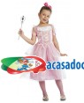 Fato Princesa Rosita 3-4 Anos para Carnaval