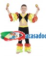 Fato Rumbeiro Colorido 3-4 Anos para Carnaval