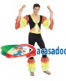 Fato Rumbeiro Colorido Tamanho S para Carnaval
