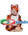 Fato Tigre Criança Bebé para Carnaval