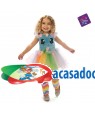 Fato Unicornio Azul Olhinhos Menina 3-4 Anos para Carnaval