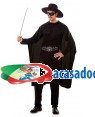 Fato Zorro Adulto, Loja de Fatos Carnaval, Disfarces, Artigos para Festas, Acessórios de Carnaval, Mascaras, Perucas, Chapeus 780 acasadocarnaval.pt