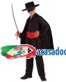 Fato Zorro Camisa Preta Menino, Loja de Fatos Carnaval, Disfarces, Artigos para Festas, Acessórios de Carnaval, Mascaras, Perucas 919 acasadocarnaval.pt
